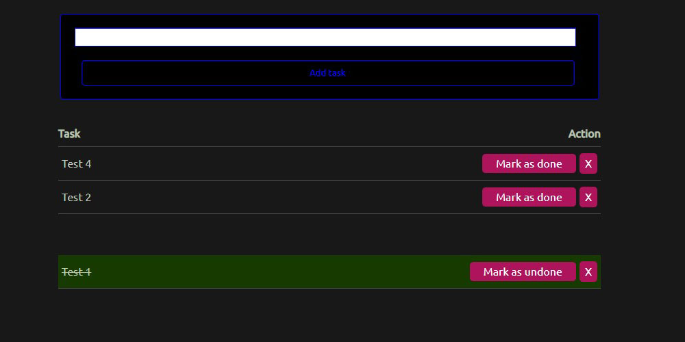 API PHP TodoList